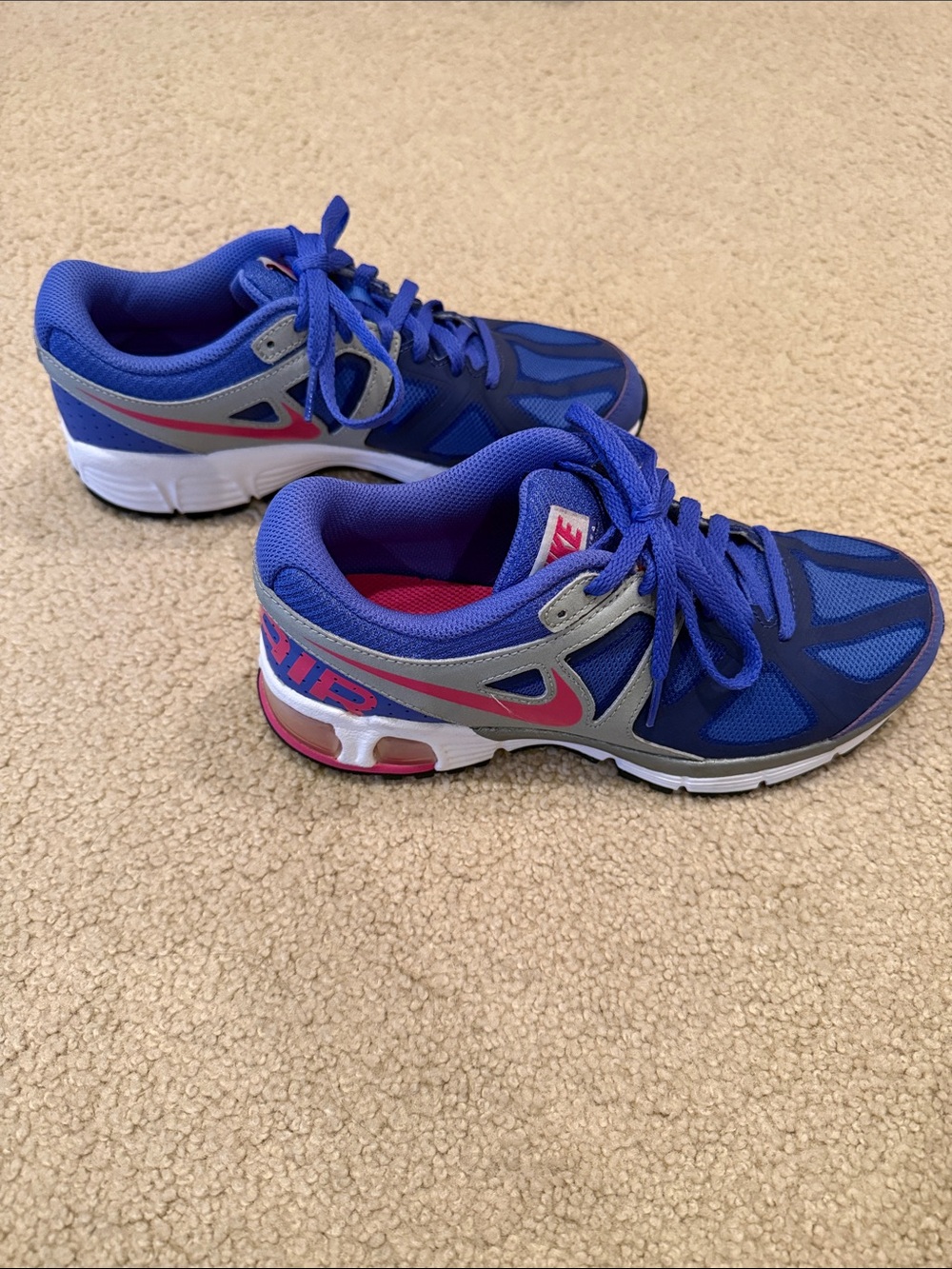 Nike air max 5 youth kids girls pink purple white gray like new
